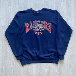 90's Starter New York Rangers Lady Liberty Logo Sweatshirt